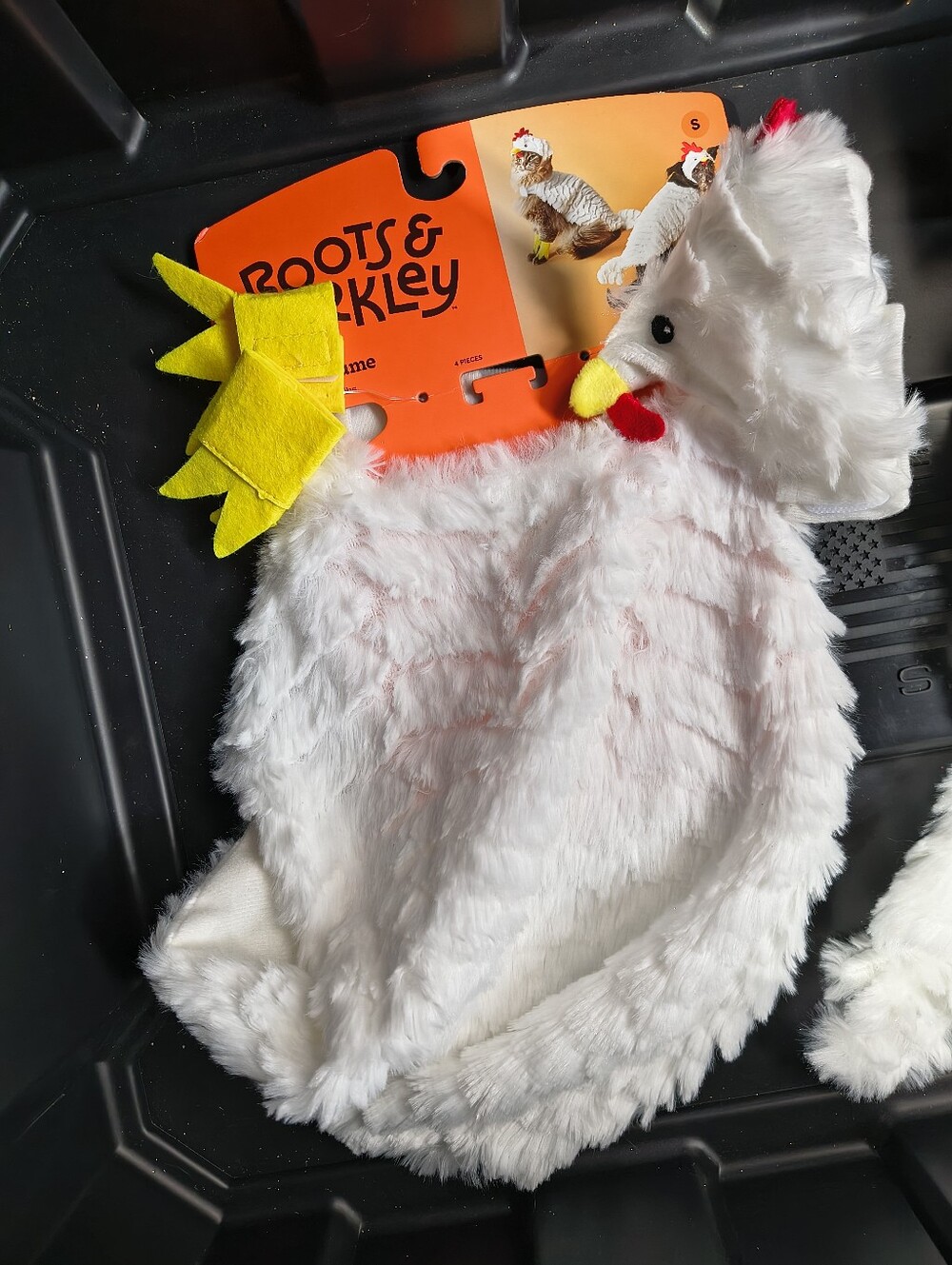 Boots & Barkley White Chicken Costume For Dogs Size Small